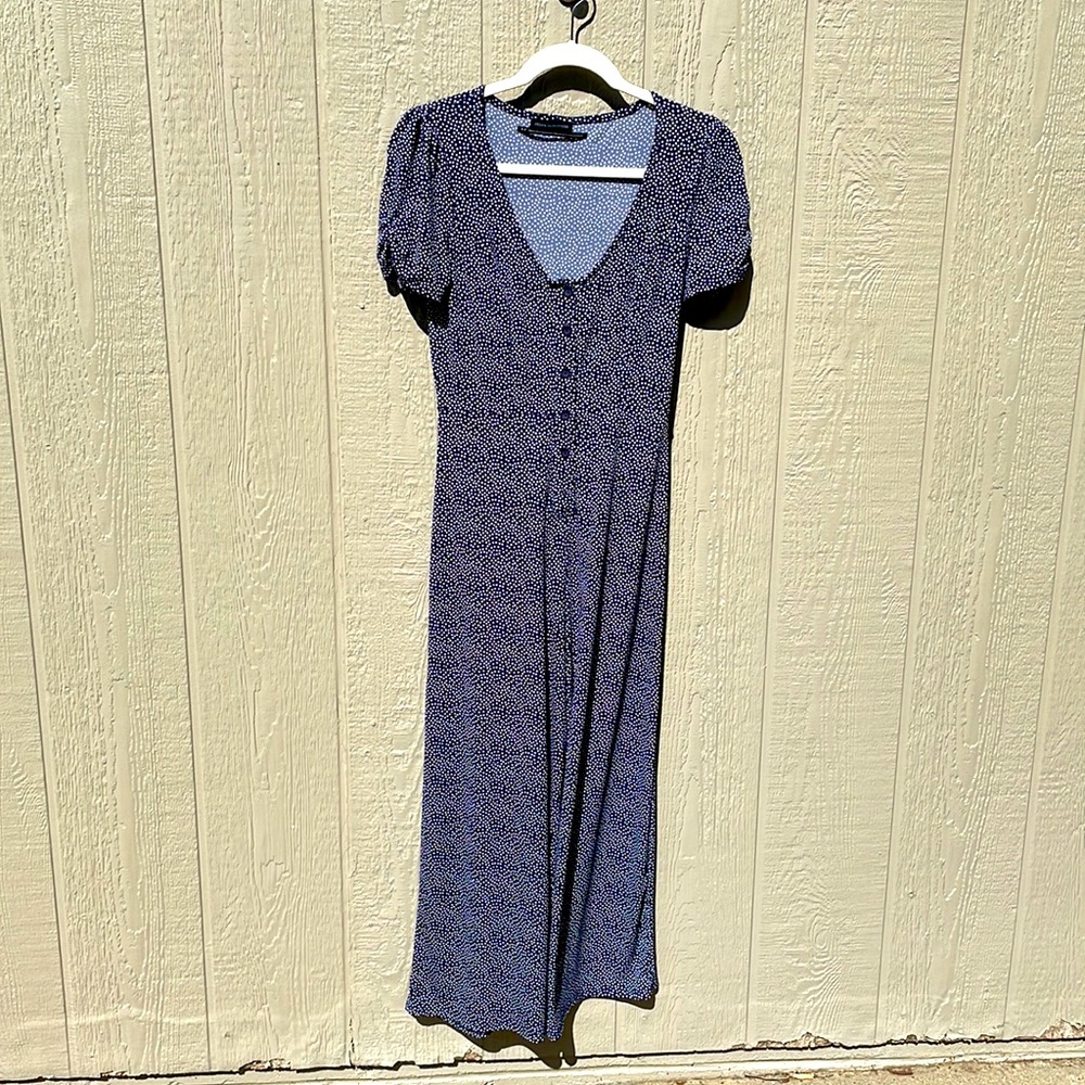 Urban Outfitters navy blue jumpsuit. Size S